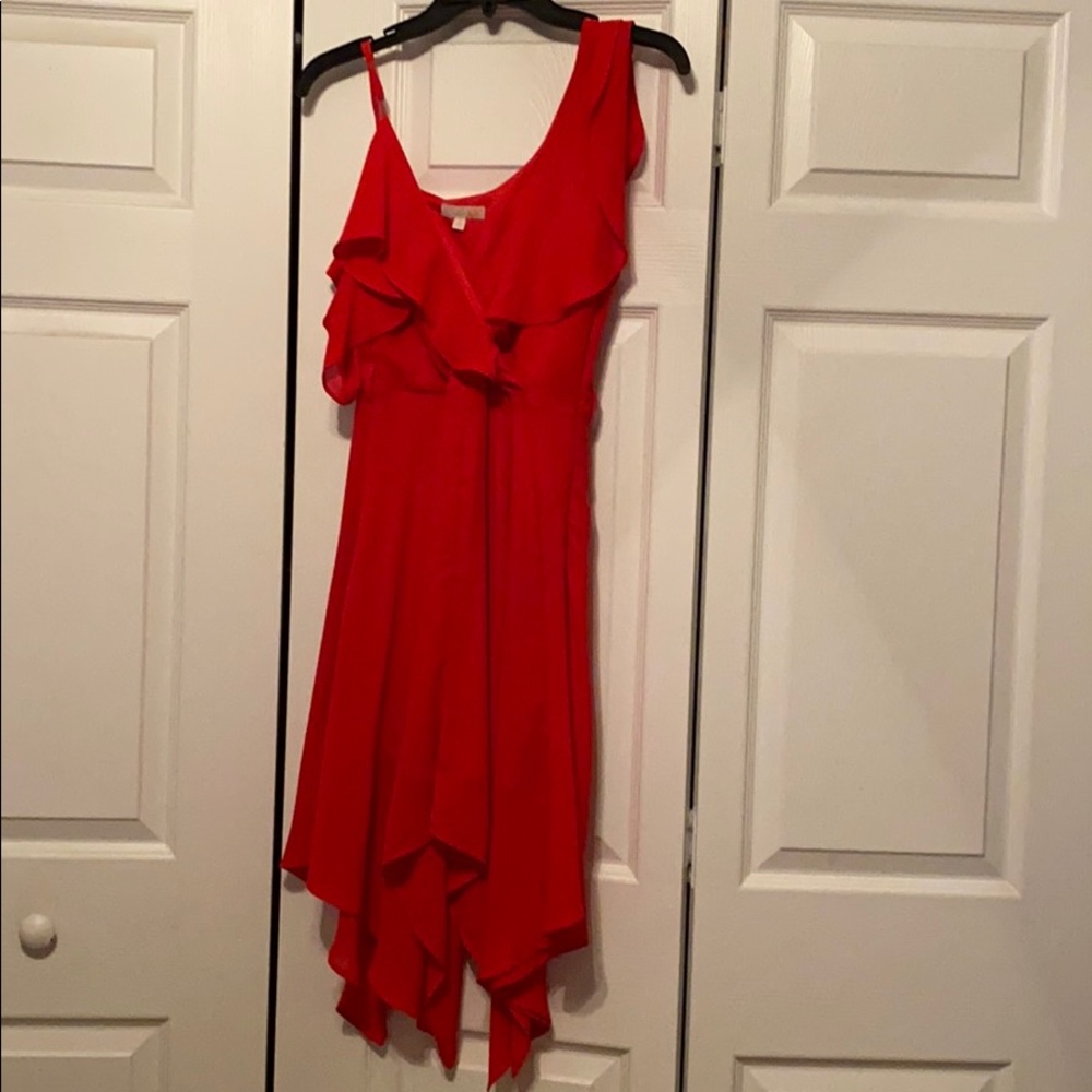 Red dress